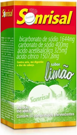 SONRISAL CX 60 COMP EFERV SB LIMAO GSK CONSUMER