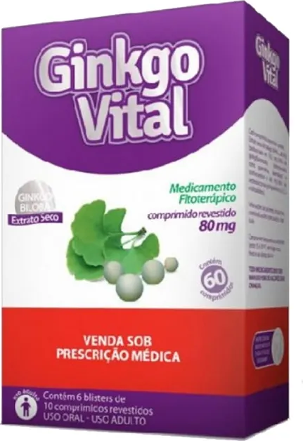 GINKGO VITAL 80MG CX 30 COMP PRATI
